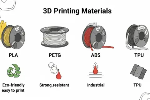 PLA czy PETG? Kluczowe różnice i wybór filamentu do druku 3D