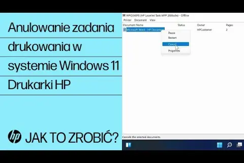 Jak anulować drukowanie? Szybkie i skuteczne rozwiązania