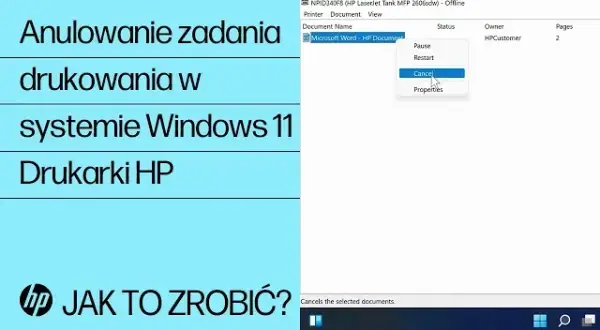 Jak anulować drukowanie? Szybkie i skuteczne rozwiązania